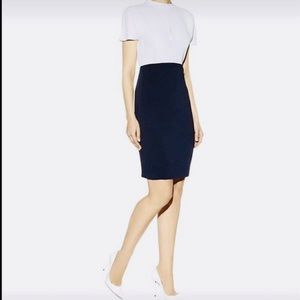 🆕 Reiss blue 2-tone cocktail/work dress